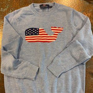 Vineyard Vine Boys Whale Flag Sweater